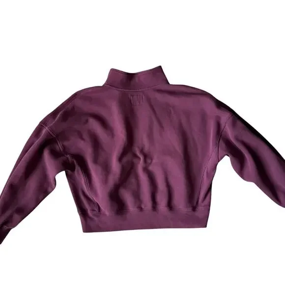 Abercrombie & Fitch Cropped Quarter Zip Sweatshirt - Picture 7 of 7